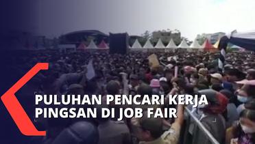 Puluhan Pencari Kerja Pingsan karena Berdesakan di Job Fair Kota Batam