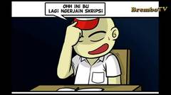 Si Udin Episode 14 (Dub Indonesia) Ngerjain Skripsi - Webtoon