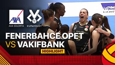 Highlights | Final: Fenerbahce Opet vs Vakifbank | Women's Turkish Volleyball Cup 2022/23