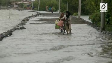 Gerhana Bulan Total, Subang Banjir Rob