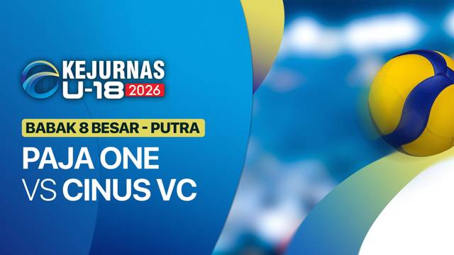 Putra: Paja One Jakarta vs Cinus VC - Babak 8 Besar - Full Match | Kejurnas Bola Voli Antarklub U-18 2026
