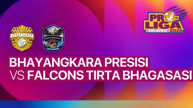 Putra: Jakarta Bhayangkara Presisi vs Medan Falcons Tirta Bhagasasi - Full Match | Proliga 2026