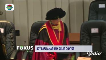 Boy Rafli Amar Raih Gelar Doktor di Unpad - Fokus Pagi