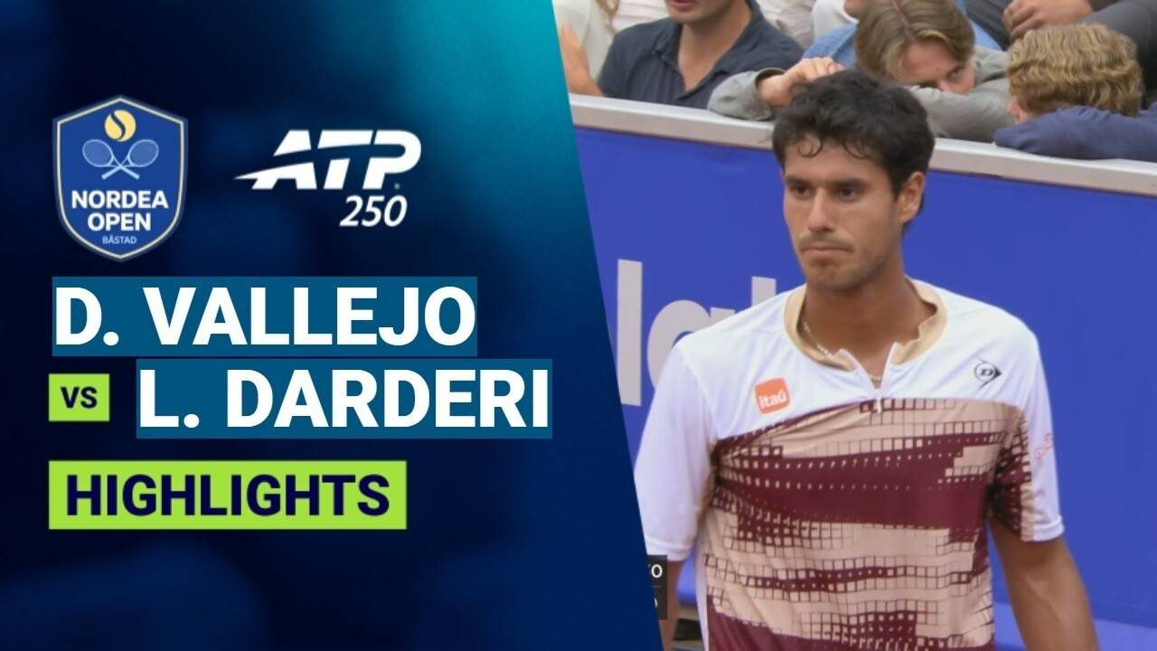 Adolfo Daniel Vallejo vs Luciano Darderi - Semifinals | ATP 250: Nordea Open 2026