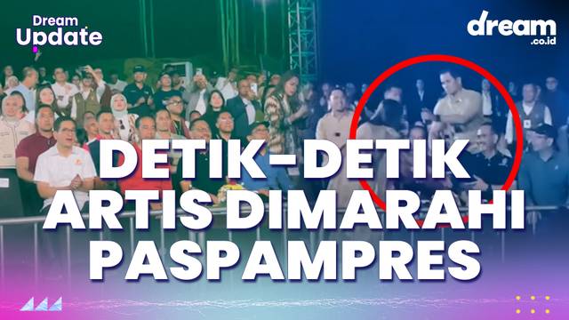 Detik-detik Artis Dimarahi Paspampres Saat Ajak Jokowi Joget
