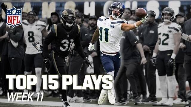 Top 15 Plays of Week 11 | NFL 2025/26