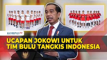 Jokowi Bangga Indonesia Lolos ke Final Thomas dan Uber Cup 2024