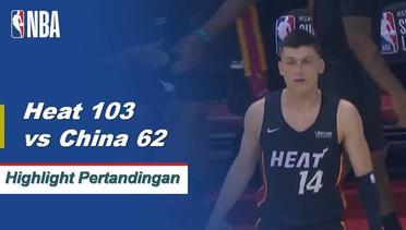 NBA | Cuplikan Pertandingan : Heat 103 VS China 62 | Summer League 2019
