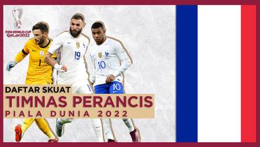 Skuat Timnas Prancis di Piala Dunia 2022, Karim Benzema Pimpin di Lini Serang