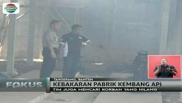 Polisi Lakukan Olah TKP Pabrik Kembang Api - Fokus Sore