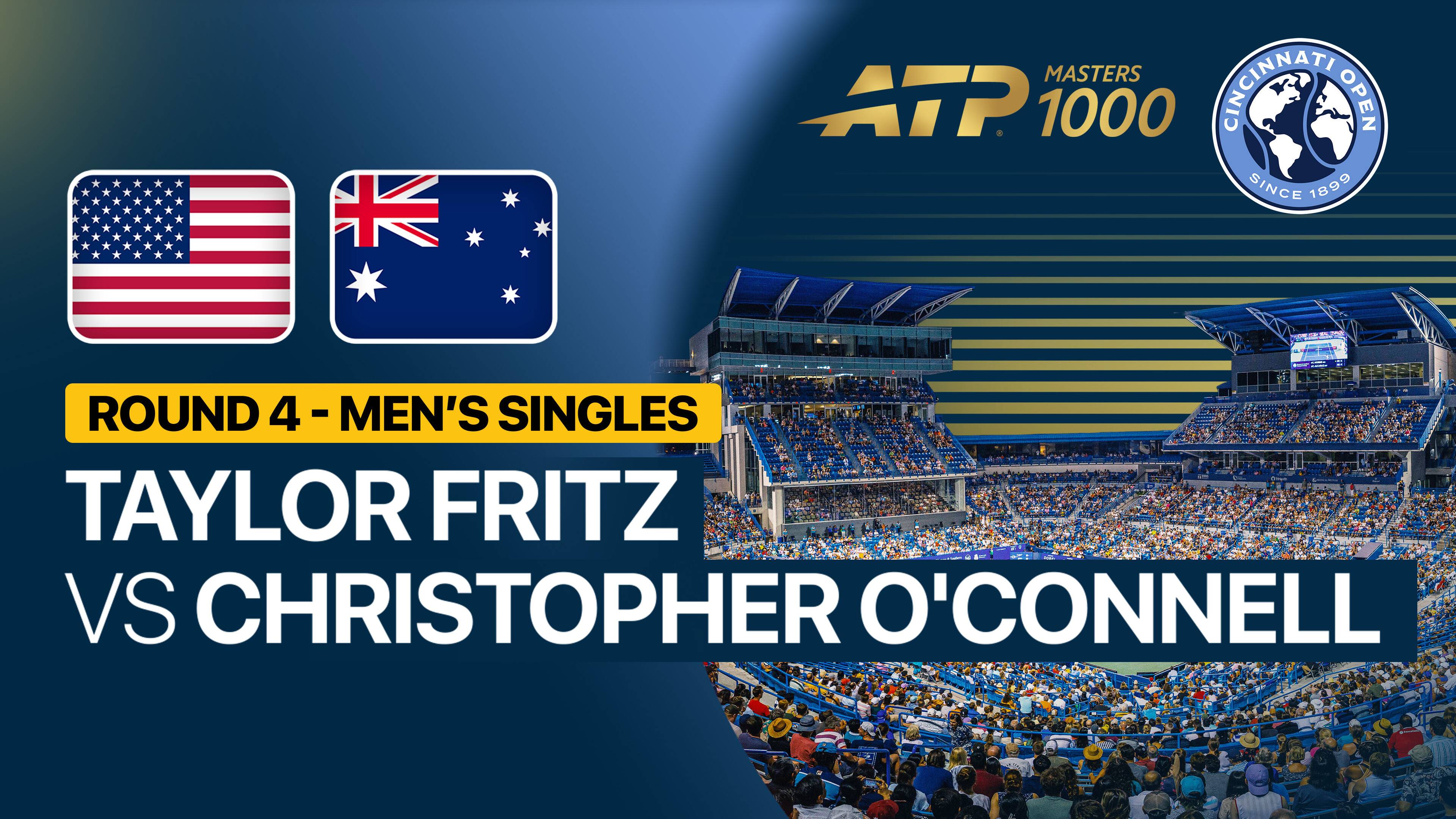 Taylor Fritz vs Christopher O'Connell - Round 4 | ATP 1000: Cincinnati Open 2026