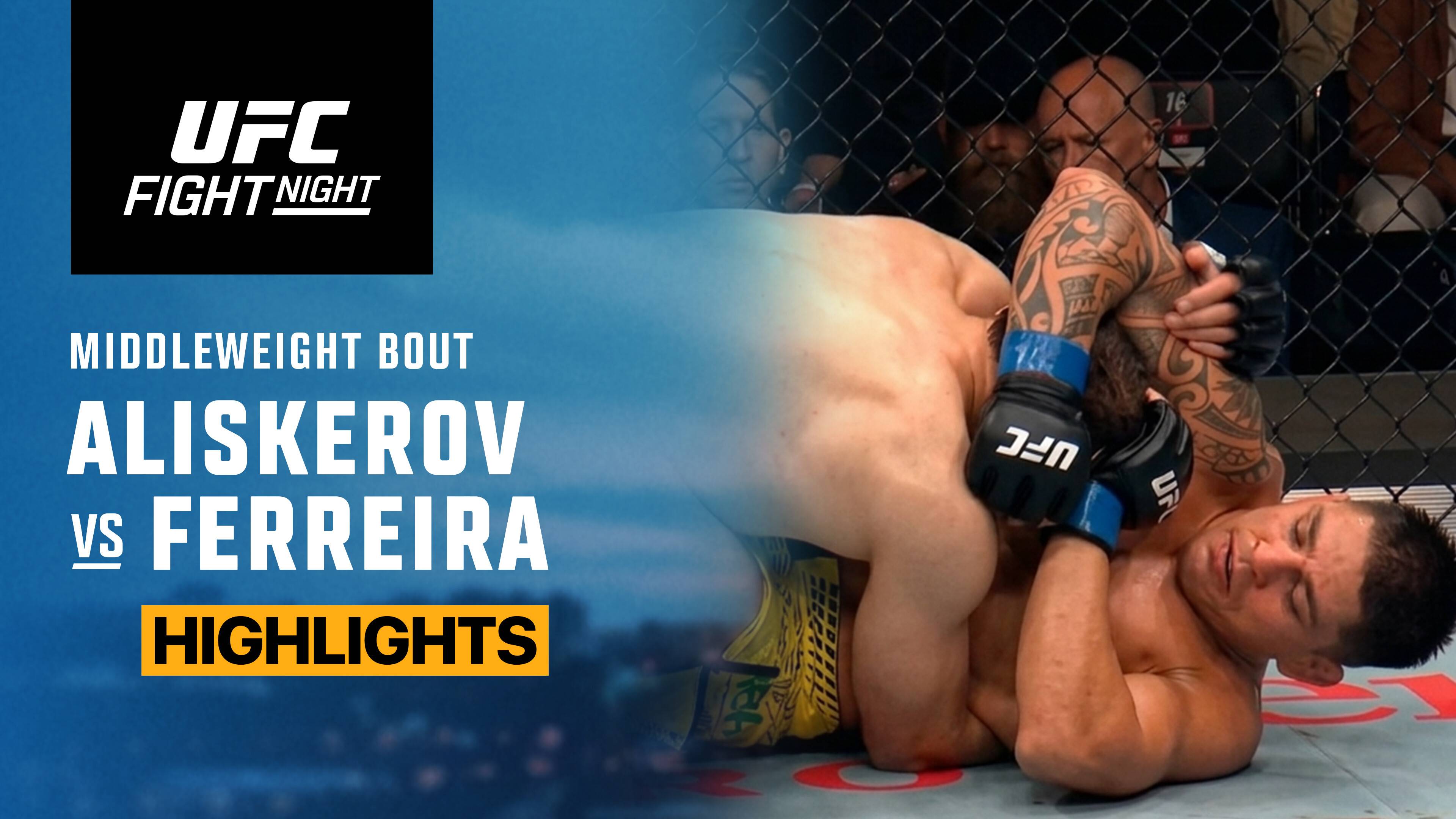 Ikram Aliskerov vs Brunno Ferreira - Middleweight | UFC Fight Night
