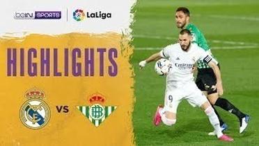 Match Highlights | Real Madrid 0 vs 0 Real Betis | La Liga Santander 2021
