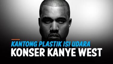Kantong Plastik Isi Udara dari Konser Kanye West Terjual Rp 110 Juta