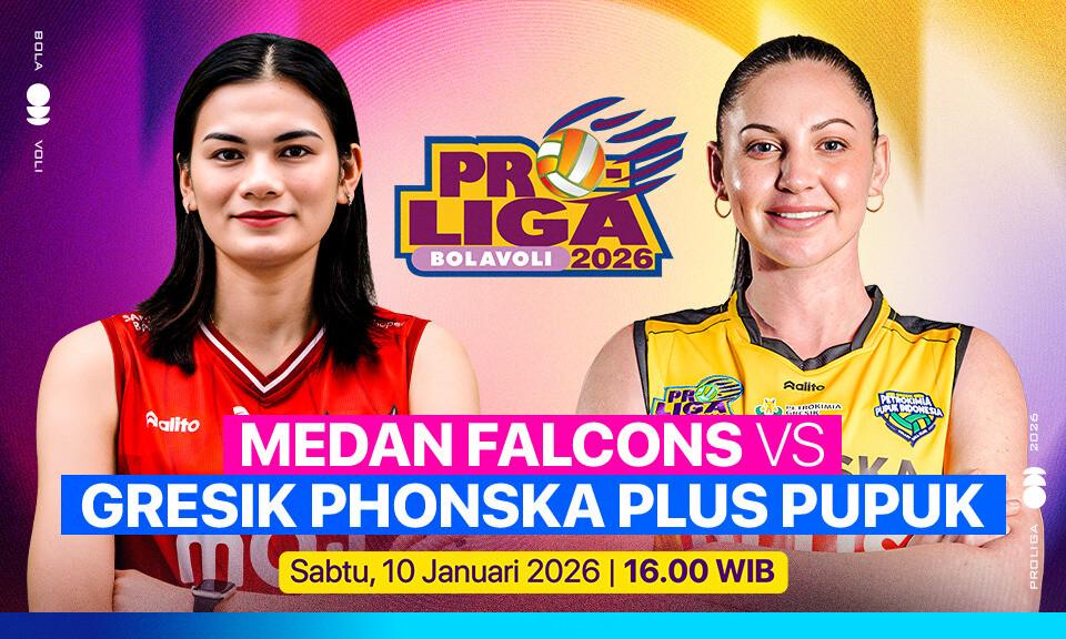 Medan Falcons vs Gresik Phonska Plus