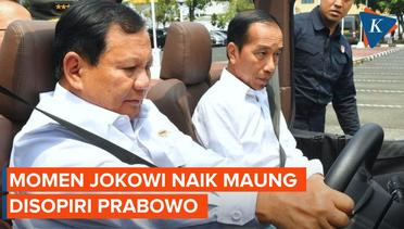 Momen Jokowi Lengket dengan Prabowo Saat Tinjau PT Pindad