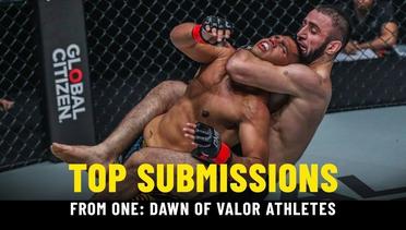 Best Submissions From ONE- DAWN OF VALOR Athletes - ONE Highlights