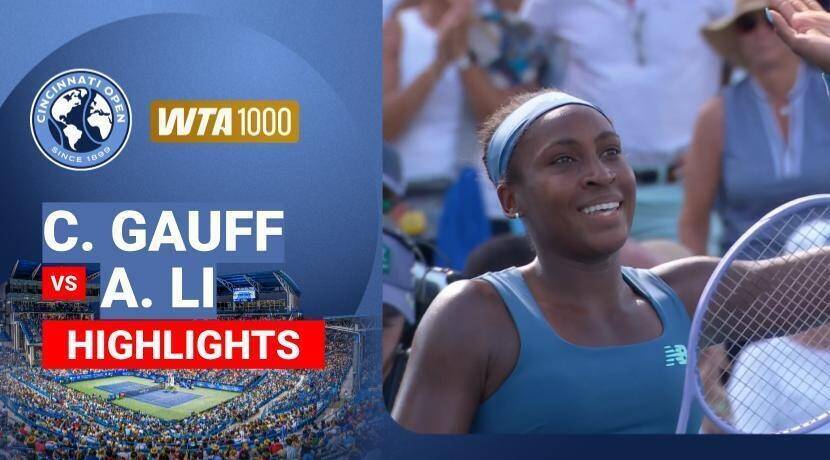 Coco Gauff vs Ann Li - Women's Singles Round of 32 | WTA 1000: Cincinnati Open 2026