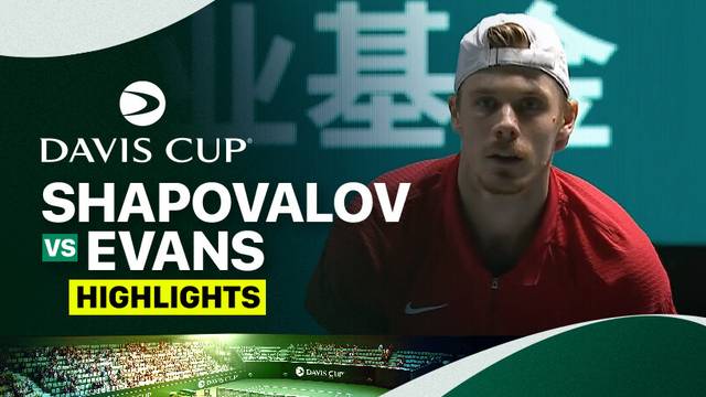 Denis Shapovalov (CAN) vs Dan Evans (GBR) - Highlights | Davis Cup Finals Group Stage 2024