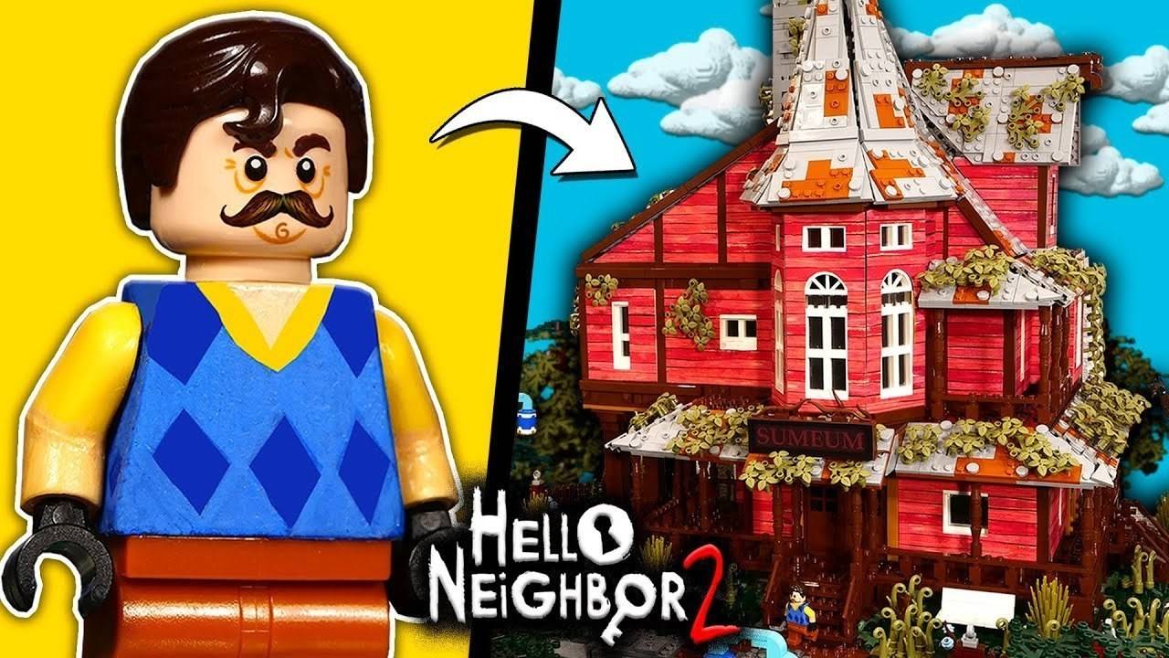 Saya membangun Museum dari Hello Neighbor 2 MOC kota Raven Brooks