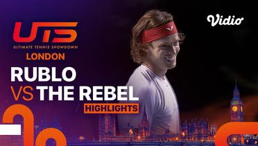 Rublo (Andrey Rublev) vs The Rebel (Benoit Paire) - Highlights | Ultimate Tennis Showdown 2023