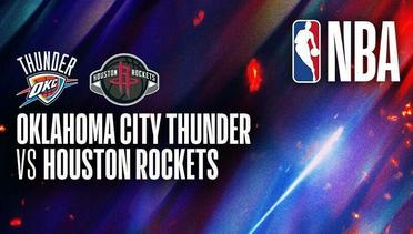 Oklahoma City Thunder vs Houston Rockets - Full Match | NBA Regular Season 2023/24