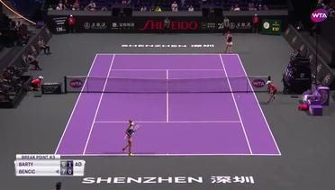 Match Highlights | Ashleigh Barty 2 vs 1 Belinda Bencic | WTA Finals Shenzen 2019