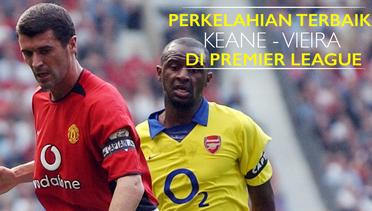 Perkelahian Terbaik Roy Keane Vs Patrick Vieira di Laga Manchester United Vs Arsenal
