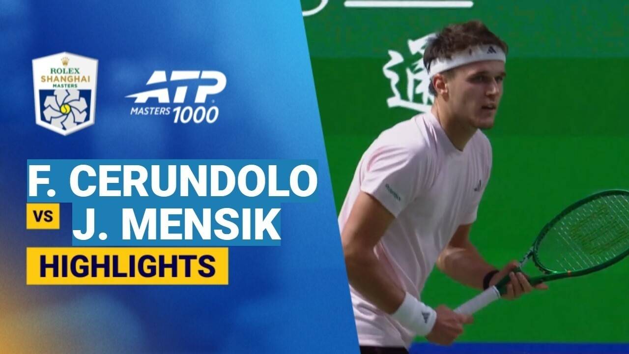 Francisco Cerundolo vs Jakub Mensik - Round 3 (Grandstand 2) | ATP 1000: Rolex Shanghai Masters 2026