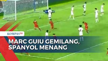 Marc Guiu Gemilang, Spanyol Menang Lawan Kanada 2-0