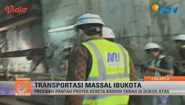 Jokowi Ahok Pantau Proyek LRT dan MRT - Liputan 6 Siang