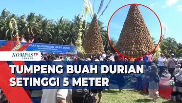 Gebyar Gunungan Hasil Bumi, Ada Tumpeng Durian Setinggi 5 Meter