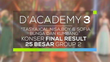 Tasya, Ical, Nisa, Boy, & Sofia - Bunga dan Kumbang (Konser Final Top 25)