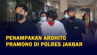 Penampakan Ardhito Pramono di Polres Jakbar yang Ditangkap Terkait Kasus Narkoba