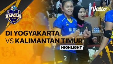 Highlights | Delapan Besar Putri: DI Yogyakarta vs Kalimantan Timur  | Piala Kapolri 2023