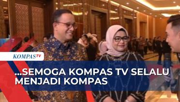 Hadir di HUT ke-12 KompasTV, Anies Baswedan Didampingi Sang Istri