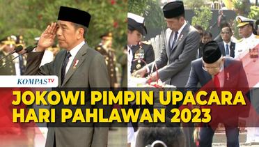 [FULL] Jokowi Pimpin Upacara Ziarah Nasional Hari Pahlawan 2023 hingga Tabur Bunga