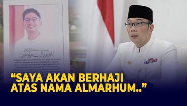 Ridwan Kamil Pergi Haji Atas Nama Eril, Persilakan Netizen TItip Doa Depan Kabah