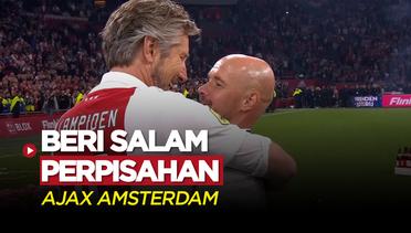Bawa Ajax Juarai Eredivisie, Edwin van der Sar Beri Salam Perpisahan untuk Erik ten Hag