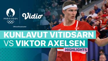 Kunlavut Vitidsarn (THA) vs Viktor Axelsen (DEN) - Medali Emas Tunggal Putra - Bulu Tangkis - Highlights | Olympic Games Paris 2024