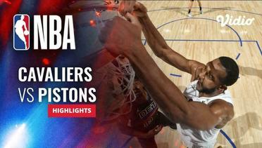 Cleveland Cavaliers vs Detroit Pistons - Highlights | NBA Regular Season 2023/24