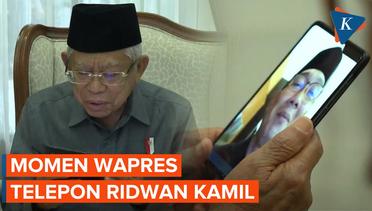 Wapres Sampaikan Belasungkawa ke Ridwan Kamil Lewat Panggilan Video
