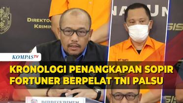 [FULL] Polda Metro Jaya Beberkan Kronologi Penangkapan Sopir Fortuner Berpelat TNI Palsu