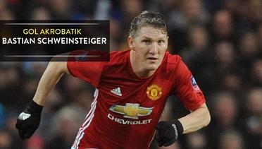 Gol Akrobatik Schweinsteiger Ini Antar Manchester United Menang 4-0 atas Wigan