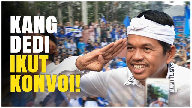 Dedi Mulyadi Turun Gunung! Ikut Konvoi Persib Bandung Juara BRI Liga 1