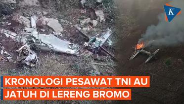 Kronologi Pesawat TNI AU Jatuh di Lereng Bromo