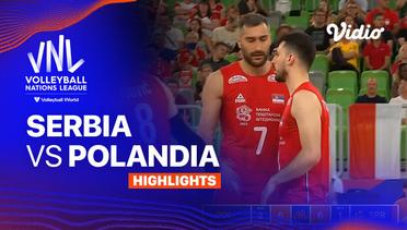 Serbia vs Polandia - Highlights | Men's Volleyball Nations League 2024