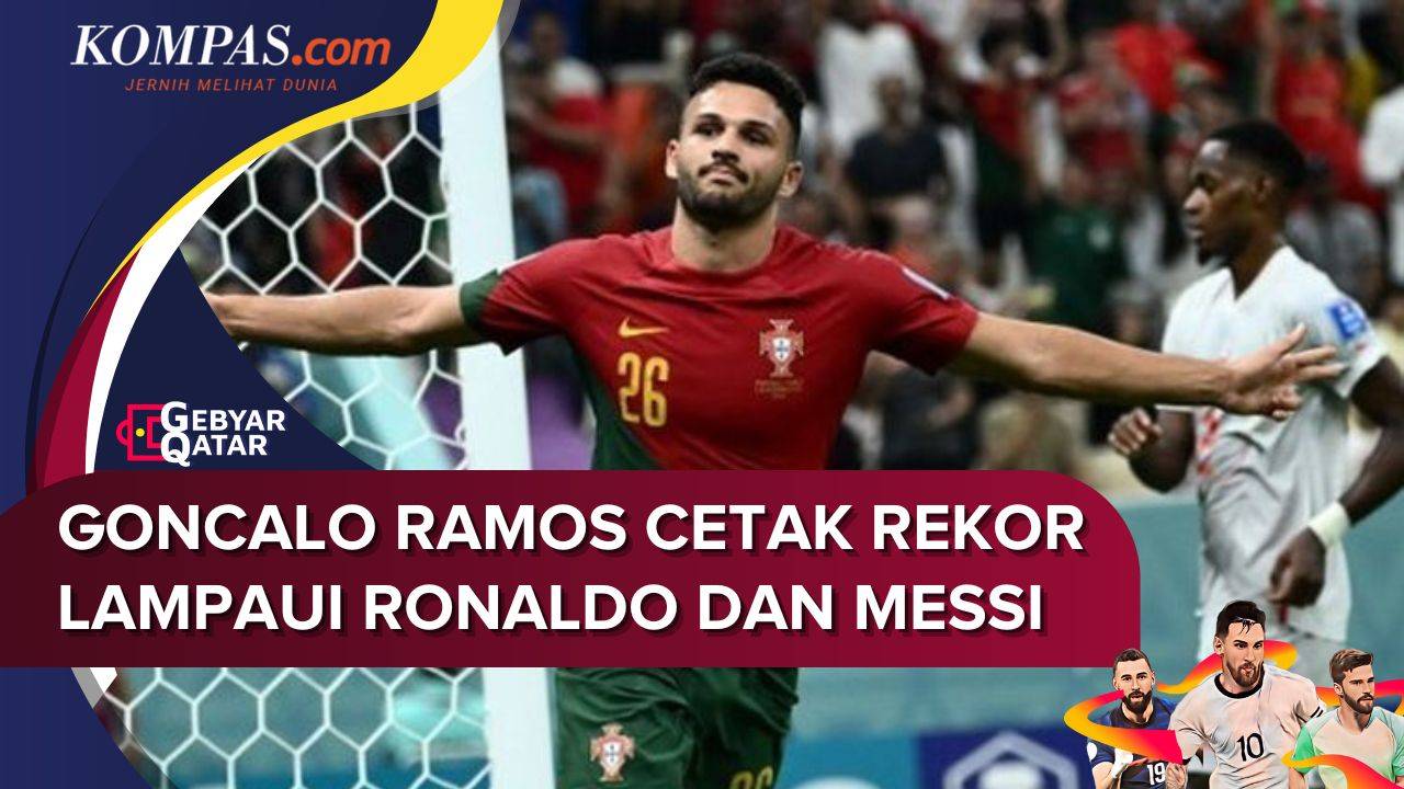 Goncalo Ramos Cetak Hattrick Lampaui Rekor Cristiano Ronaldo Dan 