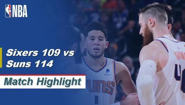 NBA I Cuplikan Pertandingan : Philadelphia 76ers 109 vs Phoenix Suns 114