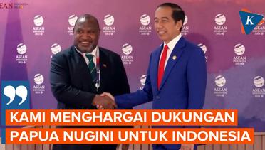 Benny Wenda Kalah Telak, Jokowi Puji Dukungan Papua Nugini untuk Indonesia